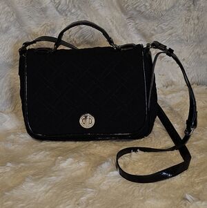 Vera Bradley Black Quilted Crossbody Bag